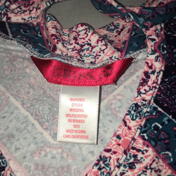 Girls Long-Sleeve Dress Size 10/12 - Picture 4 of 5